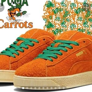 Puma Carrots Orange Suede Sneakers